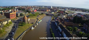 The river Bure at Yarmouth